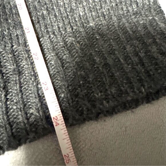 St. Johns Bay L Womens Gray Cardigan Sweater With Colorful Fair Isle Pattern - Picture 6 of 6